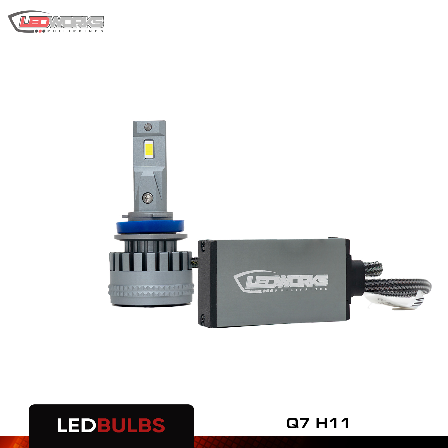 Q7 Series H11 LED Bulb – White (6000K)